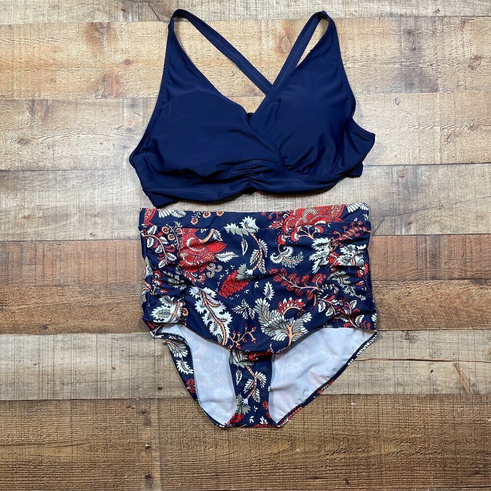Hanna Nikole 2 Piece Bathing Suit size 16W